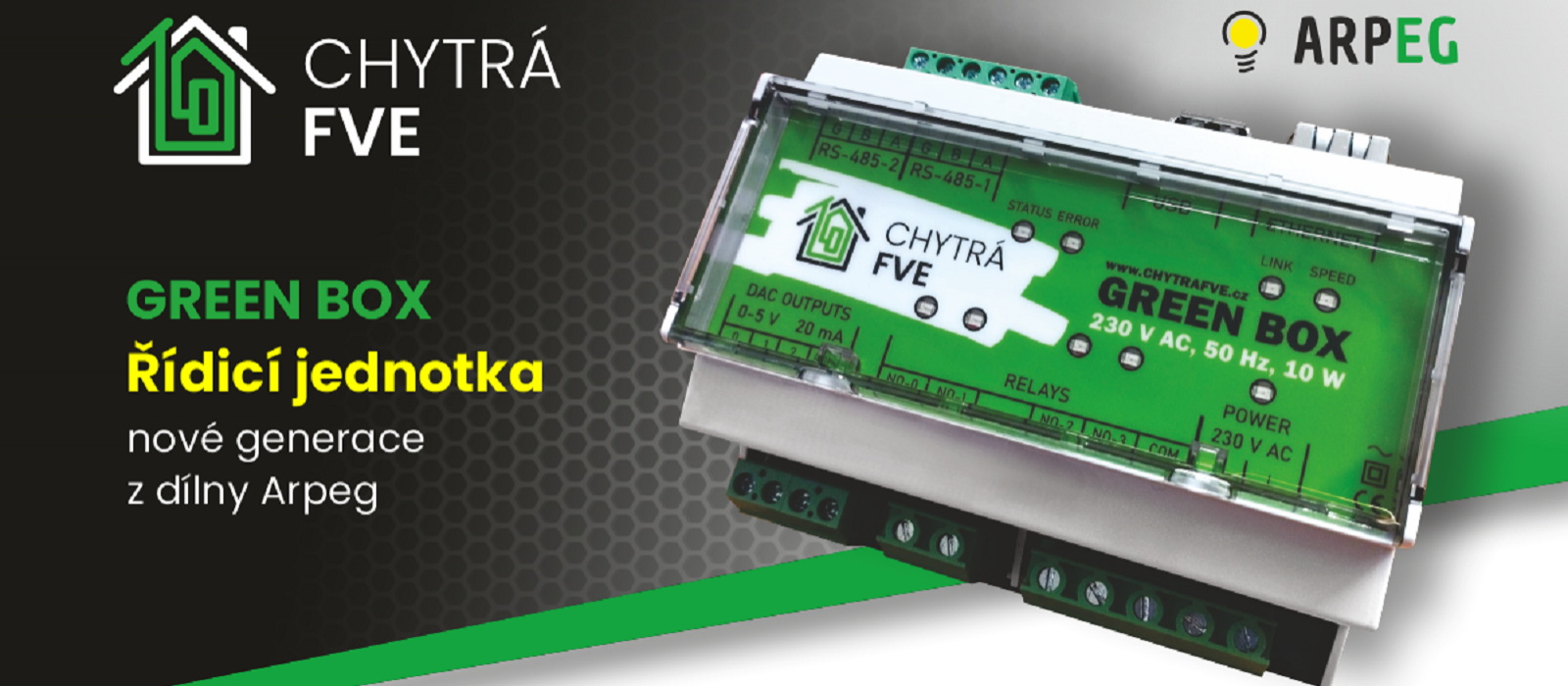 GREEN BOX: Řídicí jednotka nové generace z dílny Arpeg