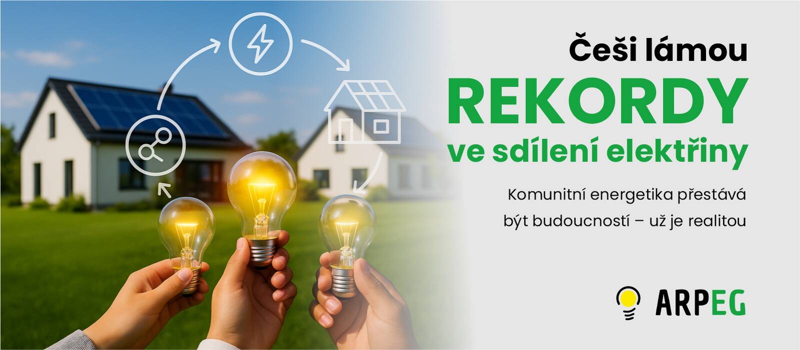 Češi lámou rekordy ve sdílení elektřiny. Komunitní energetika přestává být budoucností – už je realitou