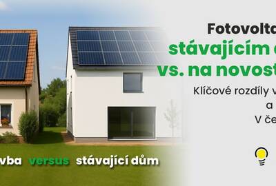 Fotovoltaika na novostavbě vs. stávajícím domě: Klíčové rozdíly v přípravě a dotacích