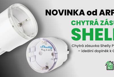 Novinka z dílny Arpeg: Chytrá zásuvka Shelly Plug S Gen3 – ideální doplněk k Green Boxu