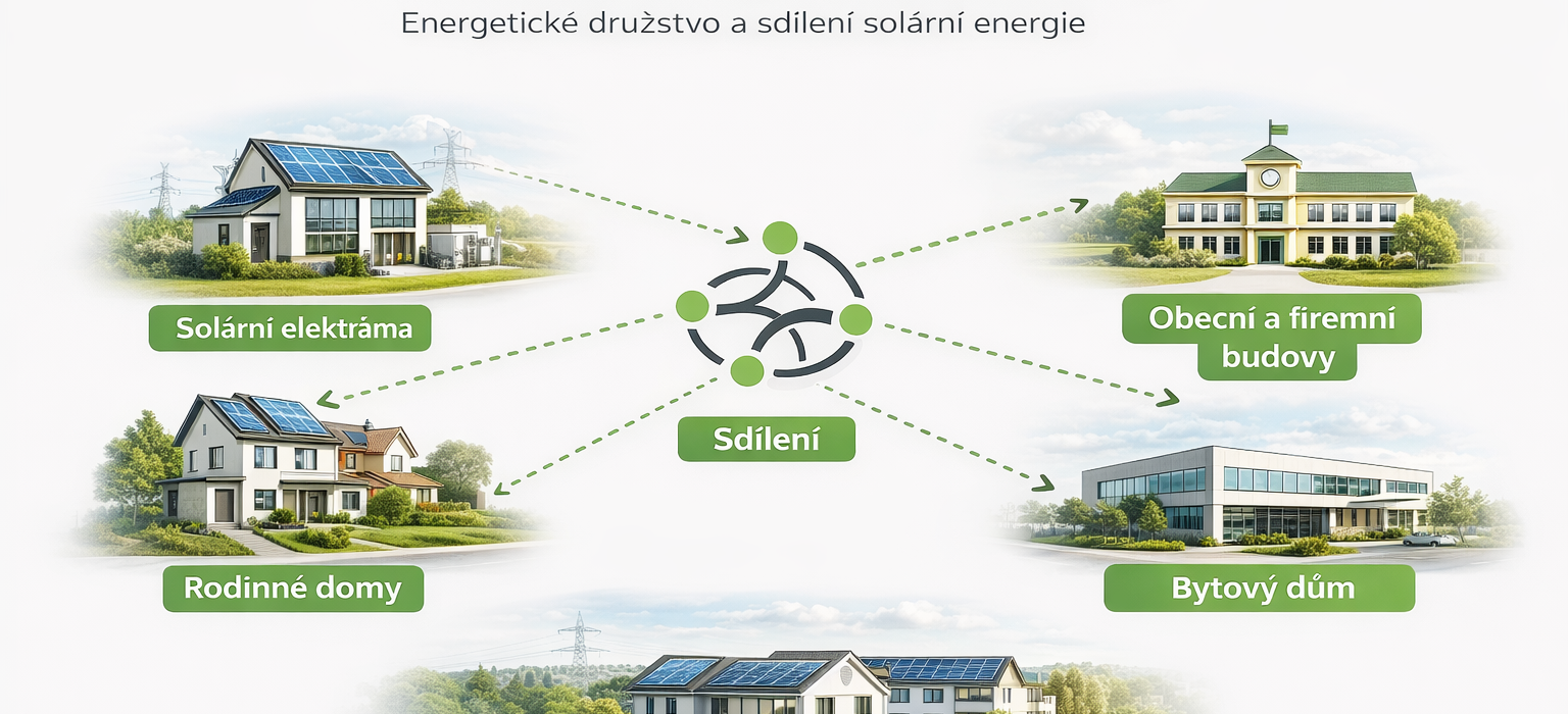 Jednoduchý postup: Jak začít se sdílením elektřiny krok za krokem