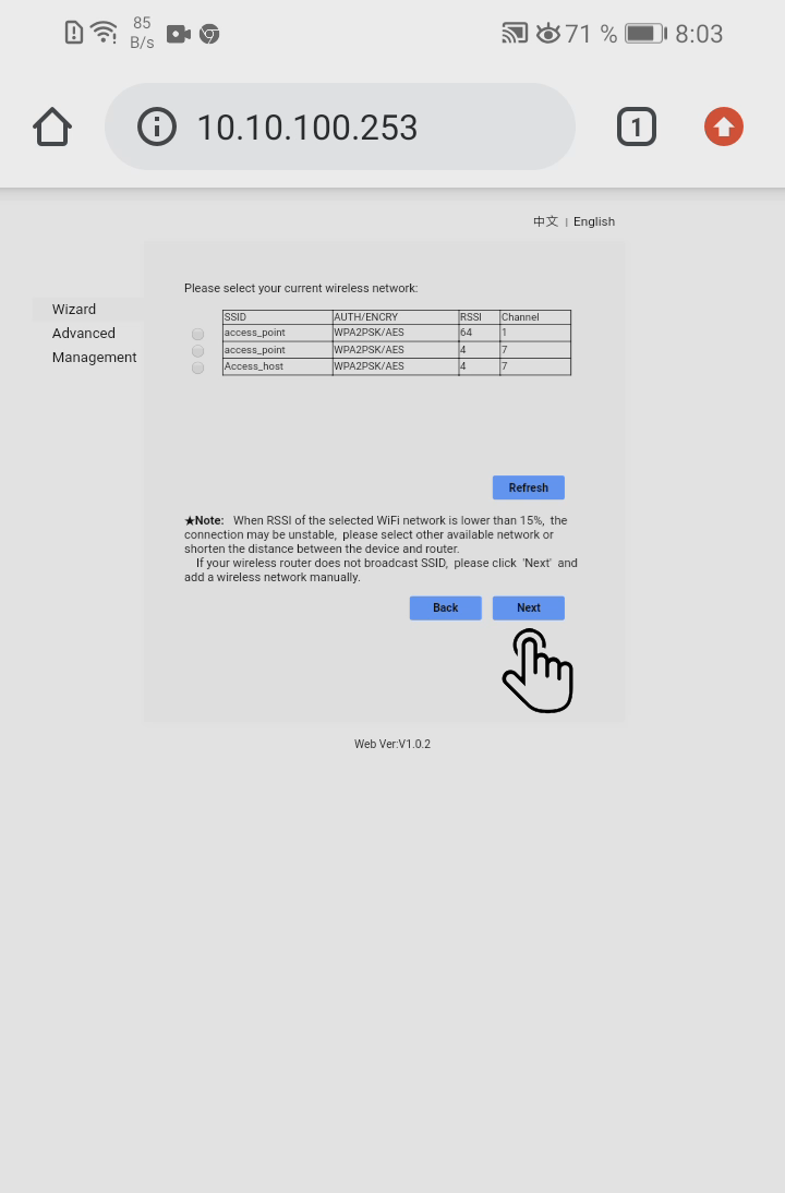 Vyberte domácí WiFi