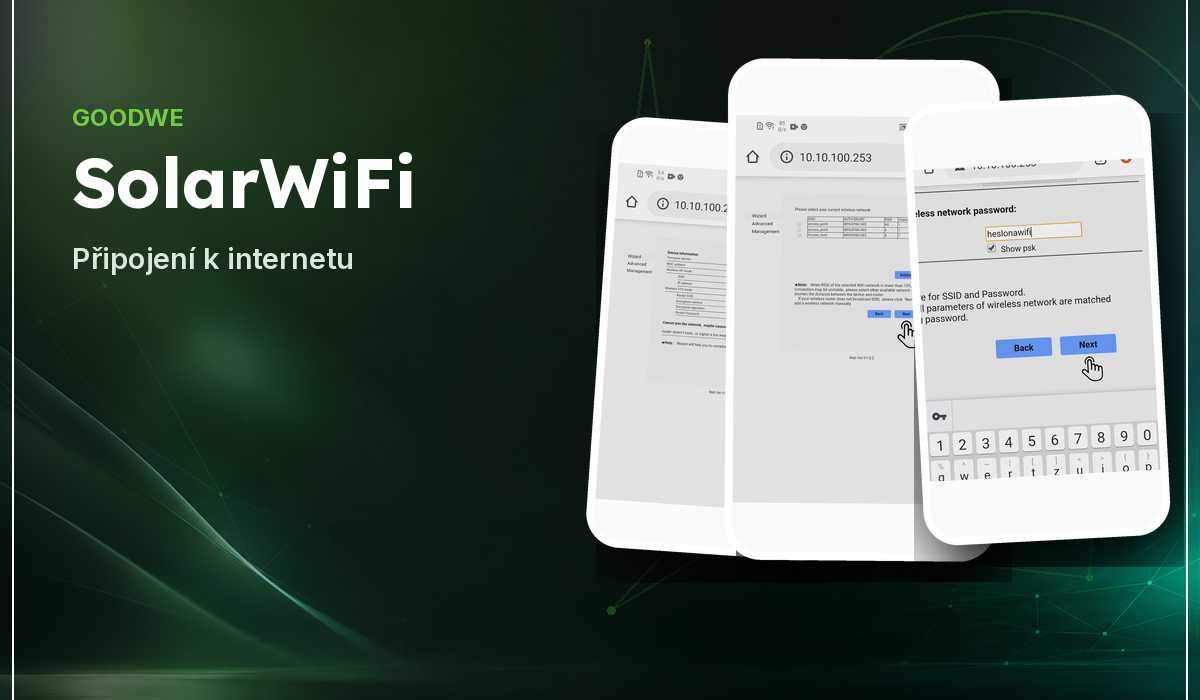 GoodWe: připojení k internetu přes SolarWiFi
