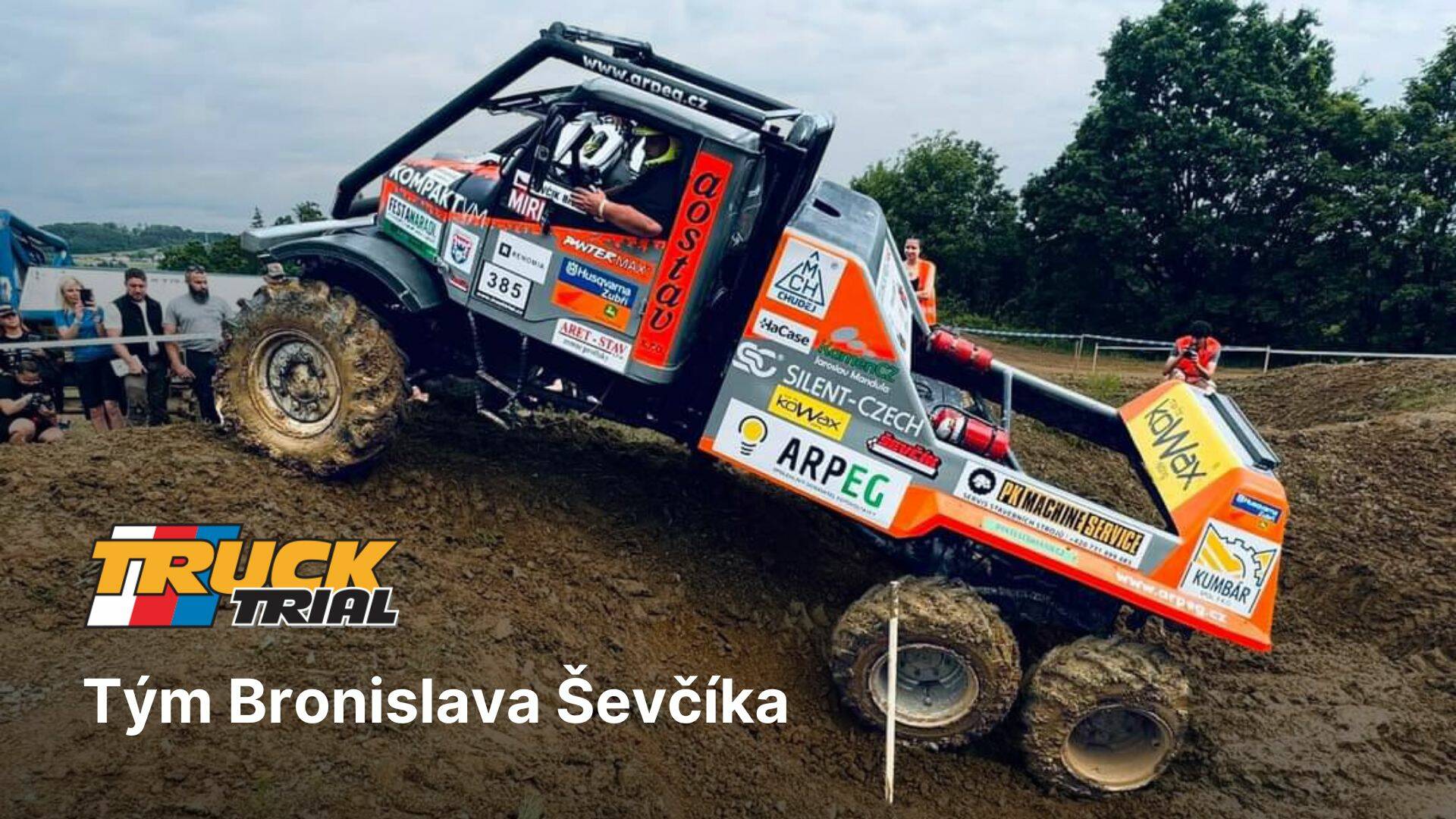 Sponzorování trucktrial závodního týmu Broni Ševčíka