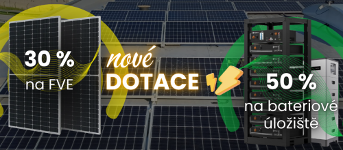 OP TAK: Dotace pro firemní fotovoltaiku pro výkon až 50 kWp a až 96 kWh úložiště