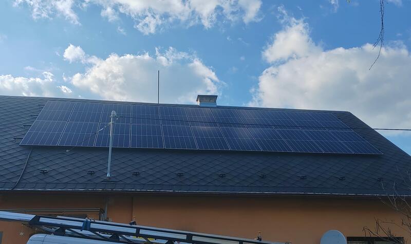 Reference: Solární elektrárna s instalací bateriového úložiště - Zátor 