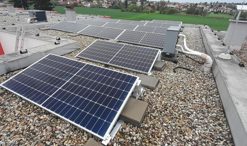 Reference: Solární elektrárna s vyřízením dotace Nová zelená úsporám - Rosice u Brna