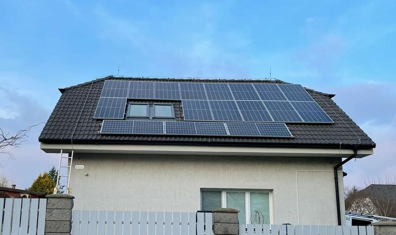 Reference: Solární elektrárna s dotaci Nová zelená úsporám - Velké Přílepy 