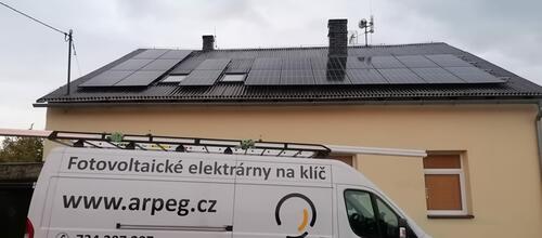 Reference Solární elektrárna s ukládáním vyrobené energie do baterií, instalovaná v Třinci 