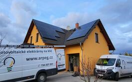 Reference Solární elektrárna s výkonem 6,75 kWp a vyřízením dotace - Horní Libchava