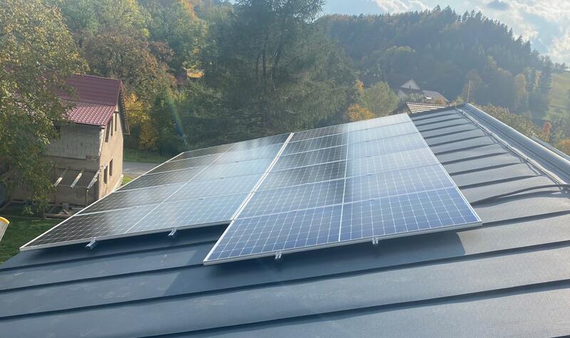 Reference: Fotovoltaika s možnosti ukládání vyrobené energie do baterií - Dobřany 