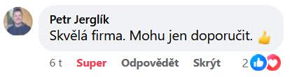 Reakce klienta na Facebooku #1 Reference: Fotovoltaická elektrárna na míru s dotaci NZÚ - Pražmo 