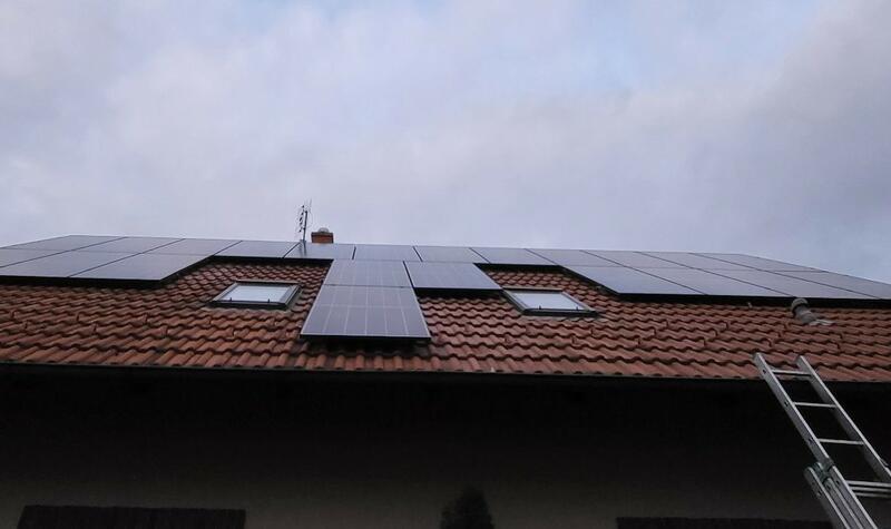 Reference: Solární elektrárna s výkonem 9,9 kWp a uchováním vyrobené energie v bateriích - Nymburk