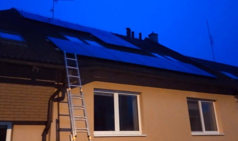 Reference: Fotovoltaická elektrárna s uložením vyrobené energie do baterií o kapacitě 11,6 kWh - Prostějov 