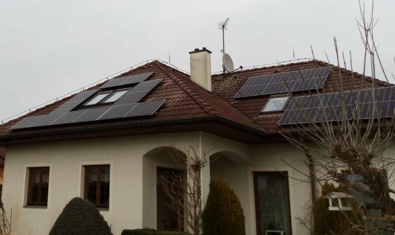 Reference: FVE s výkonem 9,9 kWp a bateriovým úložištěm - Sezimovo Ústí 