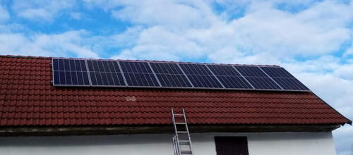 Reference Solární elektrárna s výkonem 3,6 kWh instalovaná ve Slavonicích 