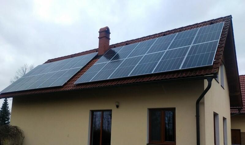 Reference: Fotovoltaická elektrárna s výkonem 14,4 kWp instalovaná v Janově 