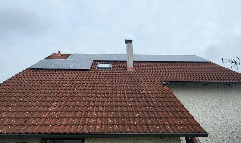 Reference: FVE s výkonem 9,9 kWp instalovaná v Chrástu 