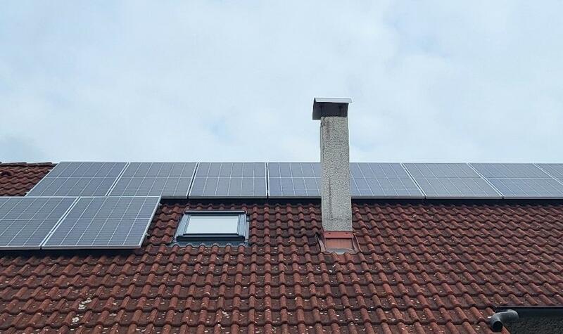 Reference: FVE s výkonem 9,9 kWp instalovaná v Chrástu 