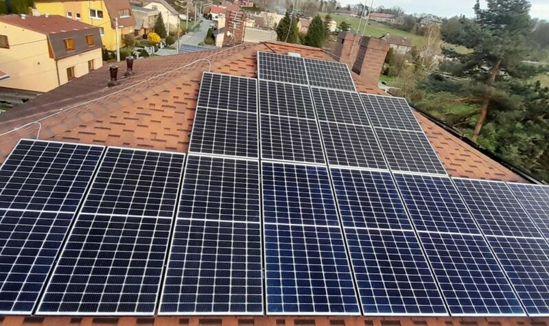 Reference: Fotovoltaická elektrárna o výkonu 9,9 kWp instalovaná v  Bohumíně 