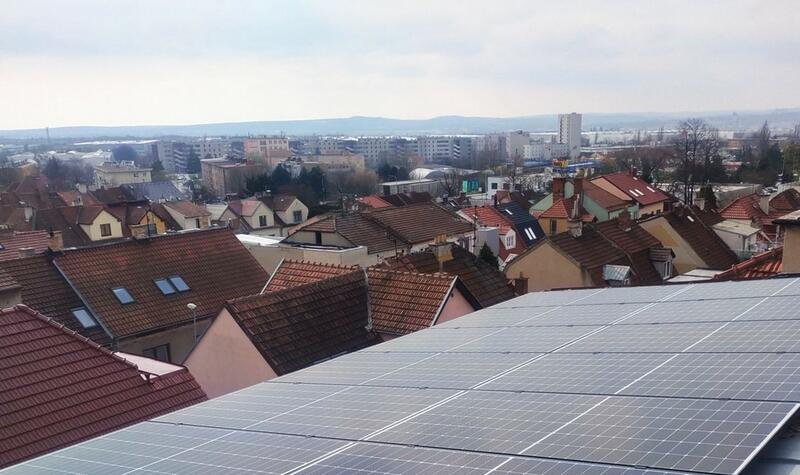 Reference: Instalace fotovoltaické elektrárny na plechovou střechu - Brno-Slatina 