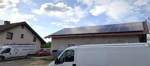 Reference Solární elektrárna o výkonu 9 kWp instalovaná v Písečné 