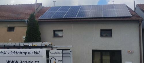 Reference Solární elektrárna na klíč s bateriovým úložištěm o kapacitě 11,6 kWh - Vyškov 