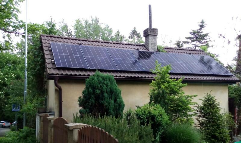 Reference: Solární elektrárna s výkonem 6,3 kWp instalovaná v Plané nad Lužnicí