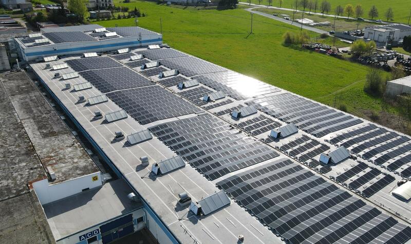 Reference: Fotovoltaická elektrárna pro firmu ASSA ABLOY instalovaná v Rychnově nad Kněžnou