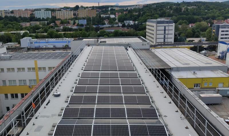 Reference: Instalace fotovoltaiky pro firmu Pharma Park v Brně