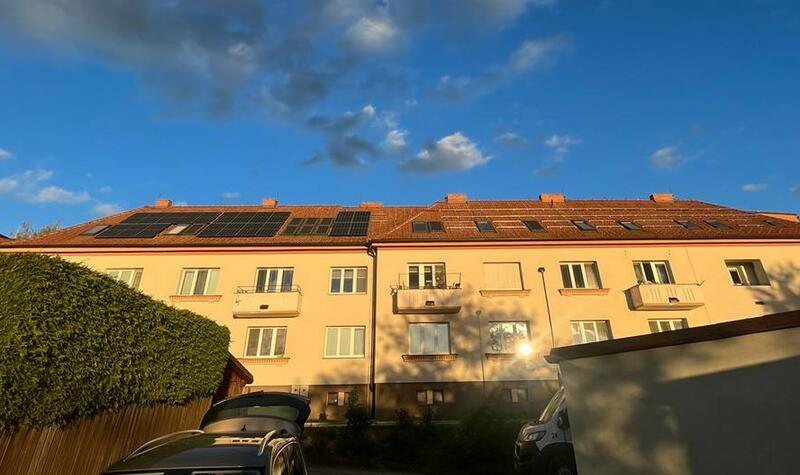 Reference: Fotovoltaická elektrárna na bytovém domě v Táboře