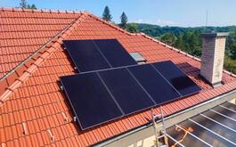 Reference Fotovoltaická elektrárna s vyřízením dotace Nová zelená úsporám - Teplice nad Bečvou