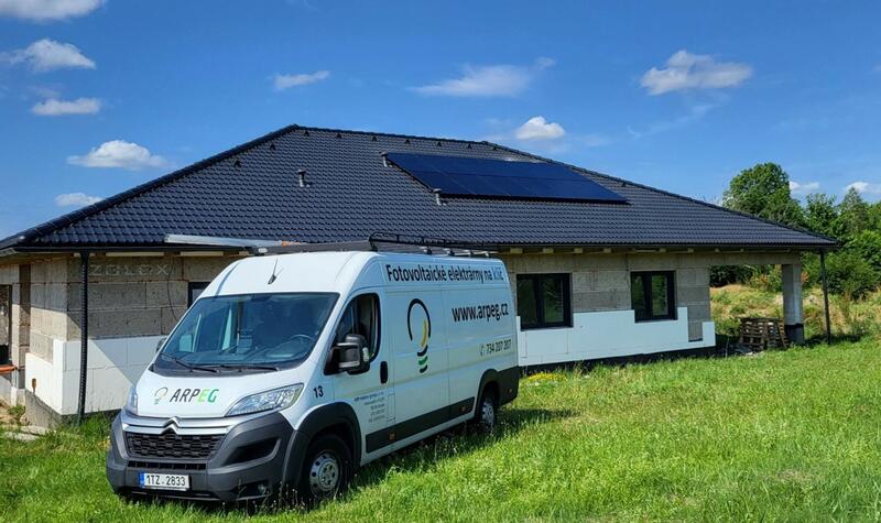 Reference: Instalace fotovoltaické elektrárny s výkonem 5,4 kWp - Záboří u Proseče