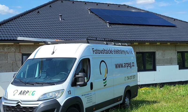 Reference: Instalace fotovoltaické elektrárny s výkonem 5,4 kWp - Záboří u Proseče