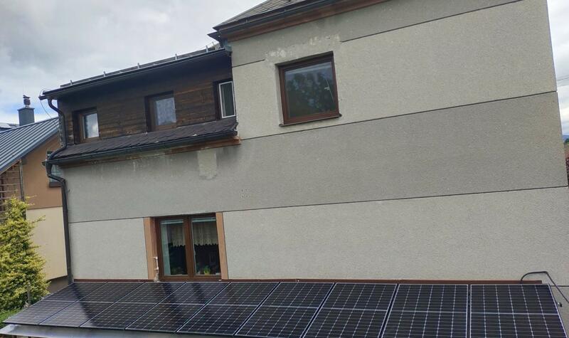 Reference: Fotovoltaický systém s bateriovým úložištěm - Bludov 