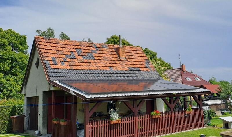 Reference: Solární systém s vyřízením dotace Nová zelená úsporám - Studénka 