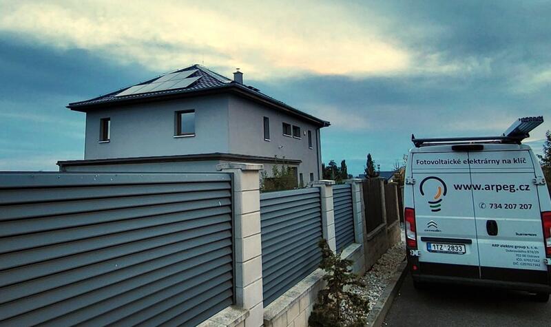 Reference: Instalace solární elektrárny s výkonem 9,9 kWp a baterií 10,65 kWh - Herink