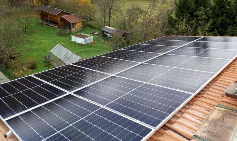 Reference: Solární elektrárna na míru s výkonem 9,9 kWp - Rájov 