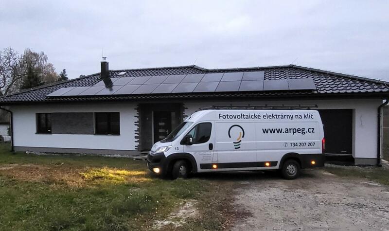 Reference: Fotovoltaika s ukládáním vyrobené energie do baterií - Vracovice-Malovidy