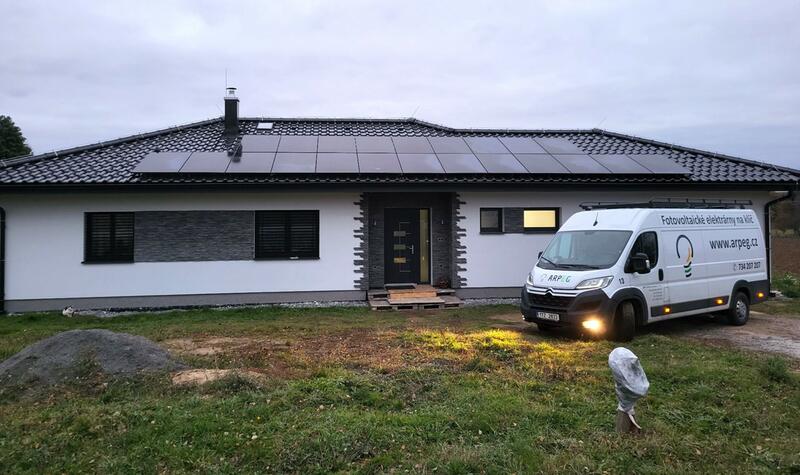 Reference: Fotovoltaika s ukládáním vyrobené energie do baterií - Vracovice-Malovidy