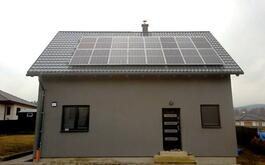 Reference Solární elektrárna s vyřízením dotace Nová zelená úsporám - Újezd