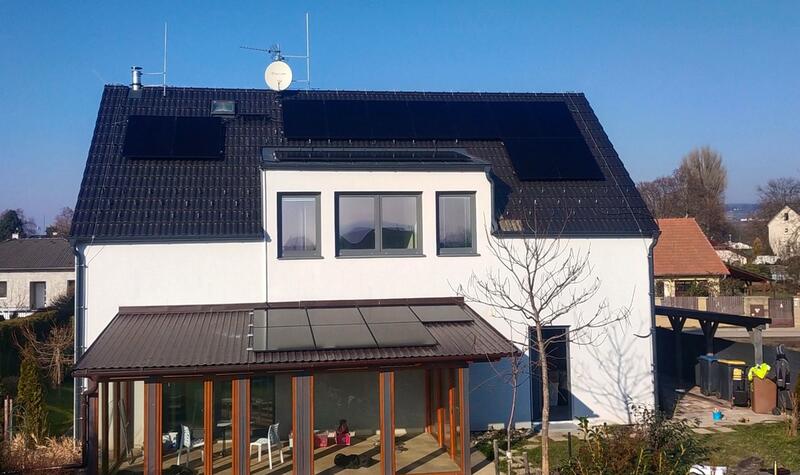 Reference: Fotovoltaická elektrárna s vyřízením dotace Nová zelená úsporám - Bystrovany 