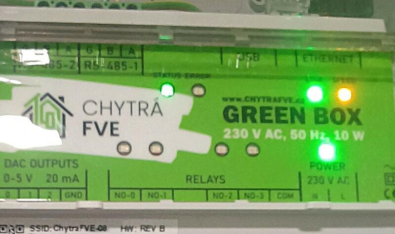 Reference: Solární elektrárna s chytrým řízením pomocí GreenBoxu - Rokytnice