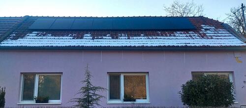Reference FVE s výkonem 8,1 kWp a vyřízením dotace Nová zelená úsporám -  Nové Bránice 