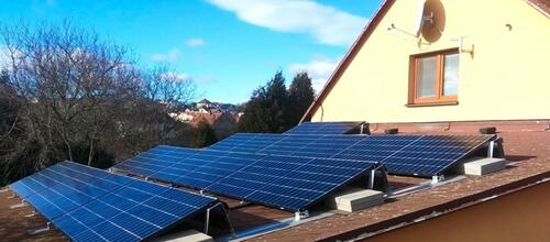 Reference Fotovoltaická elektrárna s ukládáním vyrobené energie do baterií - Ludgeřovice 