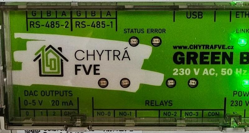 Reference: FVE s bateriovým úložištěm a řídící jednotkou GreenBox - Písková Lhota
