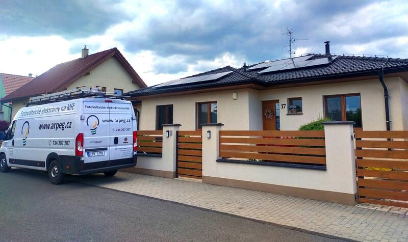 Reference: Solární elektrárna s řídicí jednotkou GreenBox - Prostějov-Vrahovice, Olomoucký kraj
