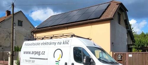Reference Solární elektrárna s chytrým řízením GreenBox - Všetaty 
