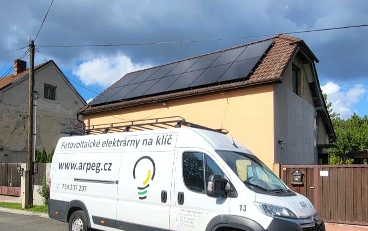 Reference: Solární elektrárna s chytrým řízením GreenBox - Všetaty