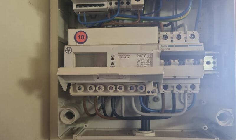 Reference: Výměna elektroměru u FVE se zeleným bonusem - Hájov 